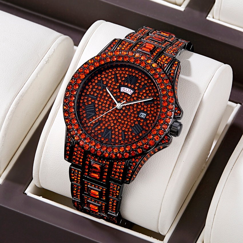 Luxury Watch Iceberg - Роскошные мужские часы в стиле хип-хоп