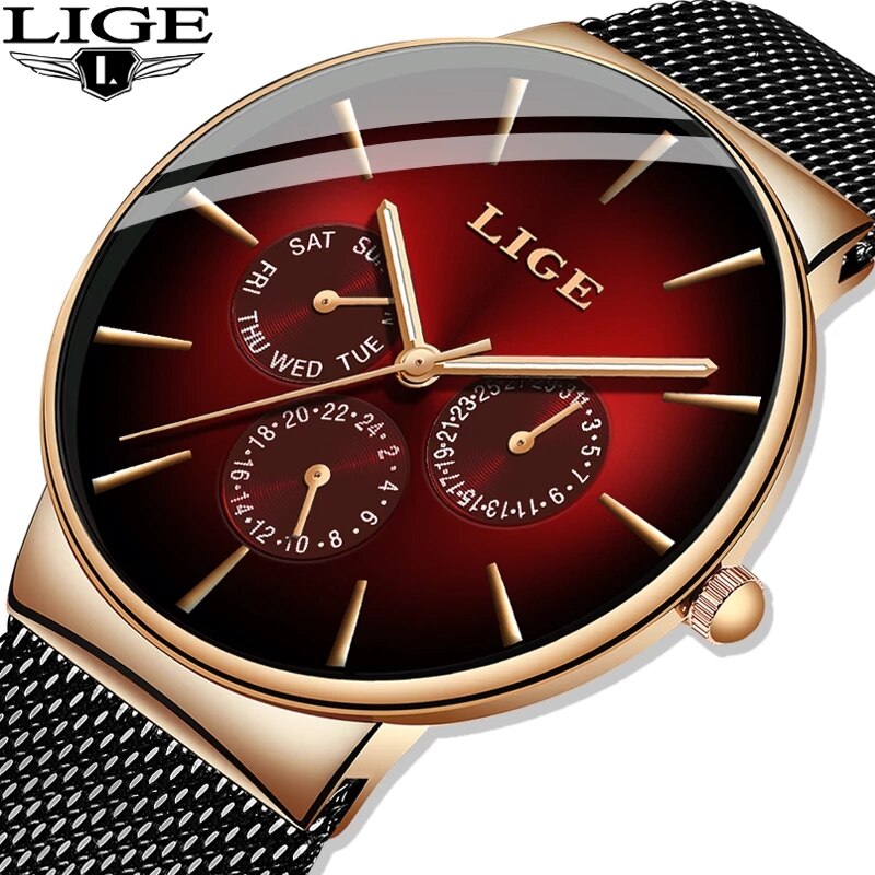 Luxury Watch Top 10 - Новые модные мужские часы LIGE, лучший