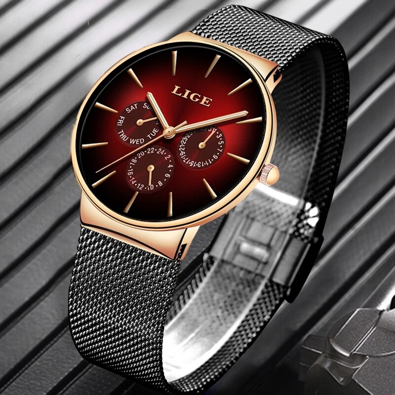 Новые модные мужские часы LIGE – обзор и цена Luxury Watch Top 10