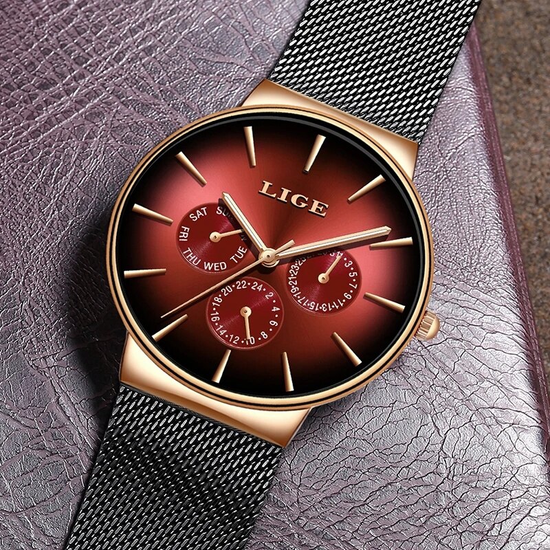 Новые модные мужские часы LIGE – обзор и цена Luxury Watch Top 10